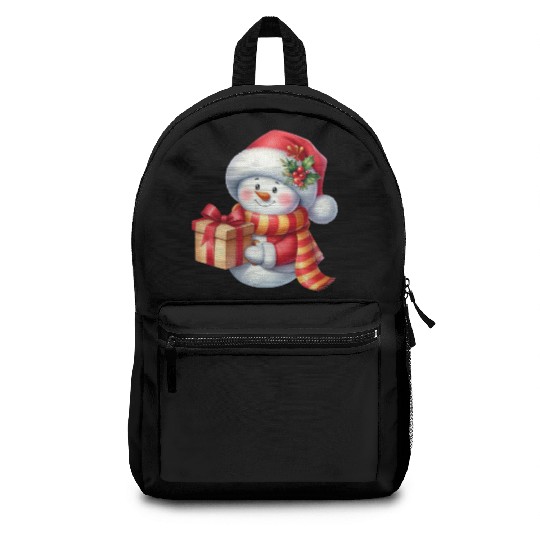 Snowman Christmas, Cute Christmas, Christmas Backpacks