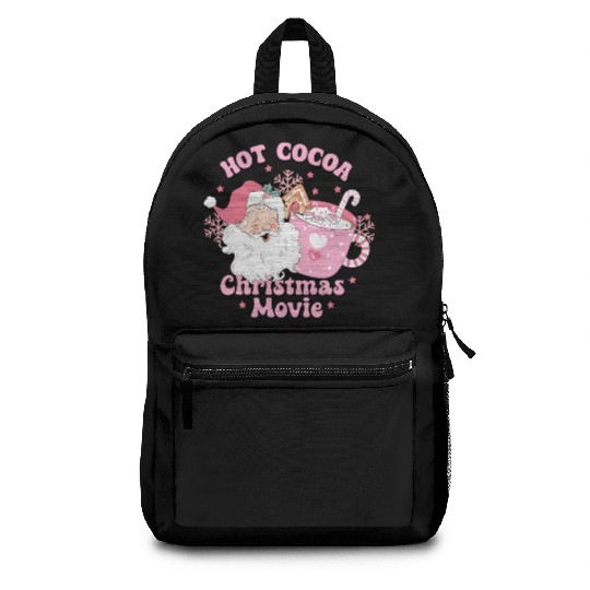 HOT COCOA CHRISTMAS MOVIE Backpacks