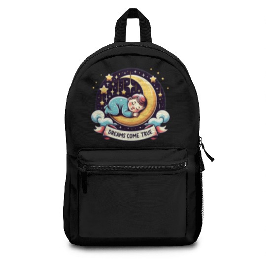 Dreams Come True Under Starry Night Sky Backpacks