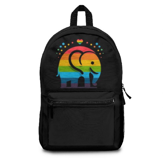 Rainbow Elephant Backpacks