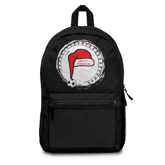 Christmas and football Backpacks