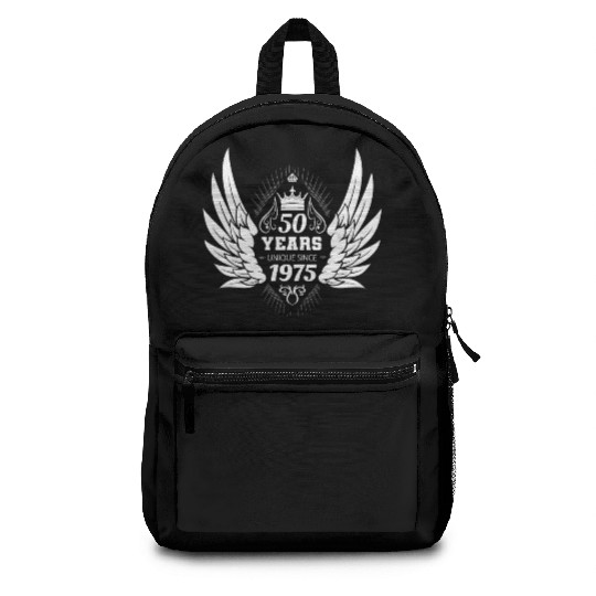 50th Birthday Unique Angel Crown Wings Backpacks