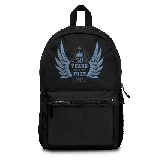 50th Birthday Unique Angel Crown Wings Backpacks
