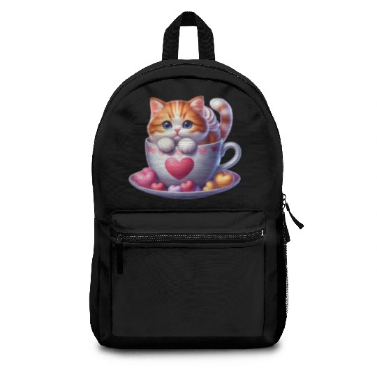 Valentine Retro, Happy Valentines Day Backpacks