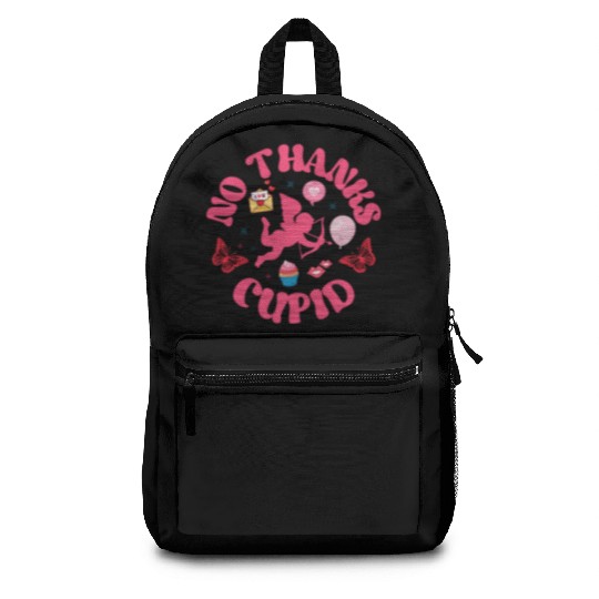 No Thanks Cupid Backpacks