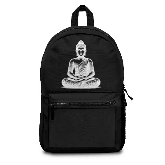 Yoga Buddha Enlightenment Meditation Tattoo Style Backpacks