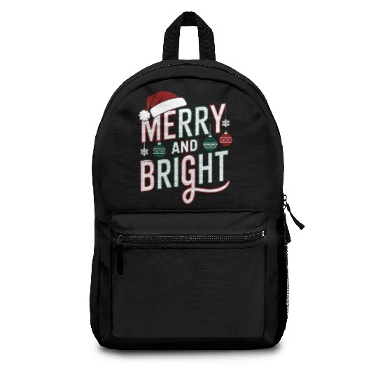 Bright and Merry Holiday Cheer Backpacks