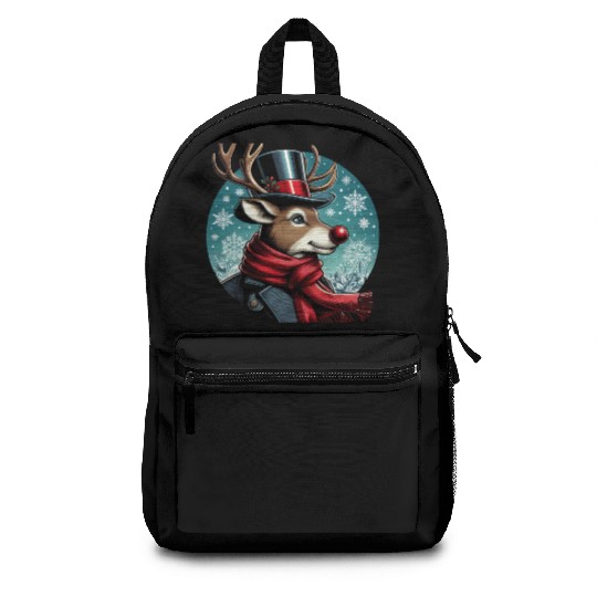Vintage Red-Nosed Reindeer: Perfect For Christmas Backpacks