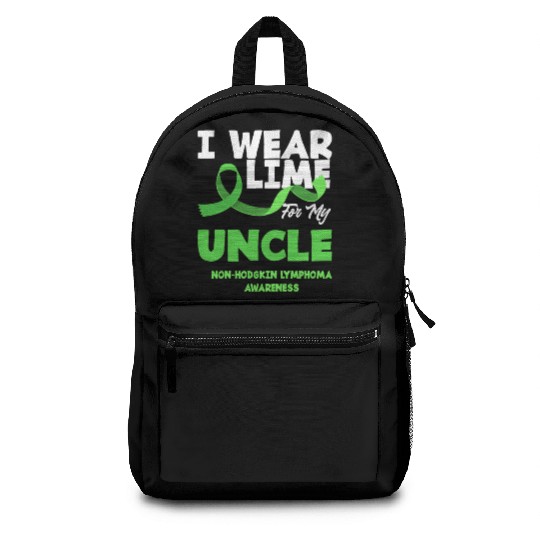 Non-Hodgkin Lymphoma Awareness Wear Lime Uncle Backpacks