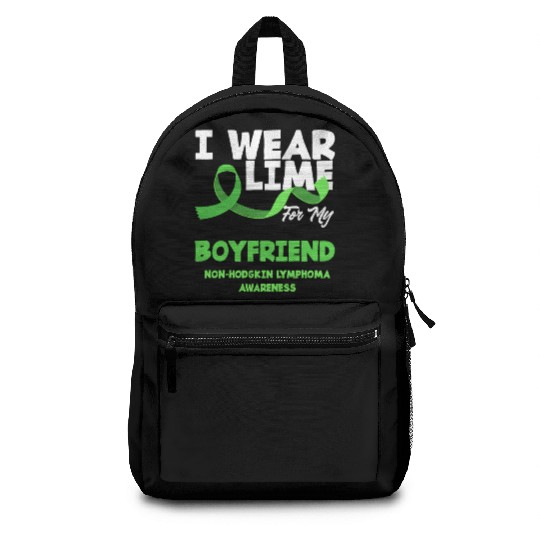 Non-Hodgkin Lymphoma Awareness Wear Lime Boyfriend Backpacks