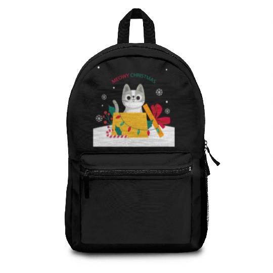 Meowy Christmas Surprise! Backpacks