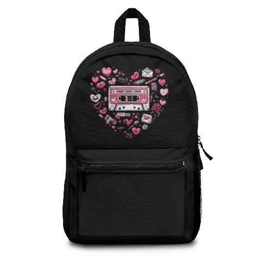 Valentines, Valentines Day, Retro Valentine Backpacks