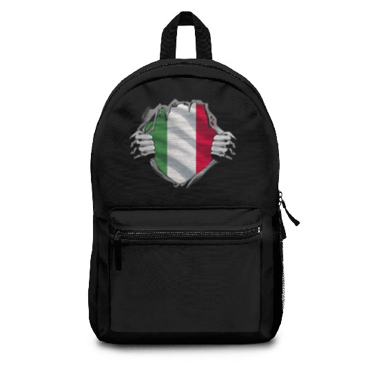 Italian Pride Unveiled: Bold Flag Design Backpacks