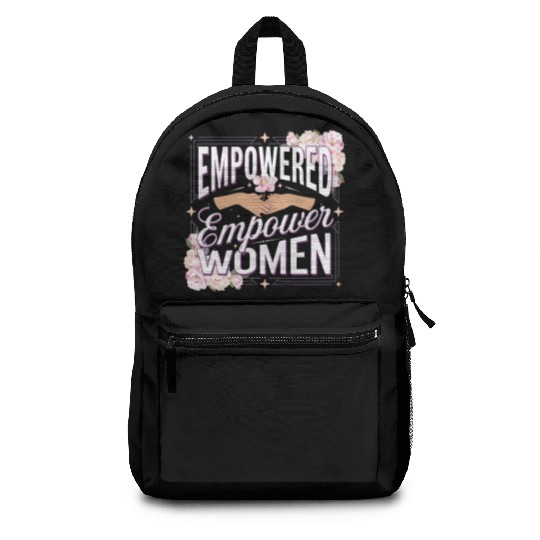 strength in sisterhood Backpacks