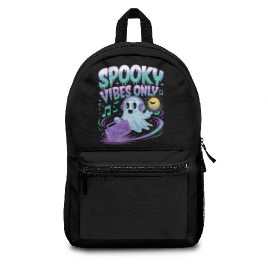 Seashell Beach Scene Serene Ocean Landscape Backpacks