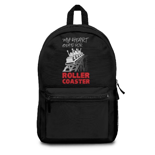 My Heart Beats for Roller Coaster Backpacks
