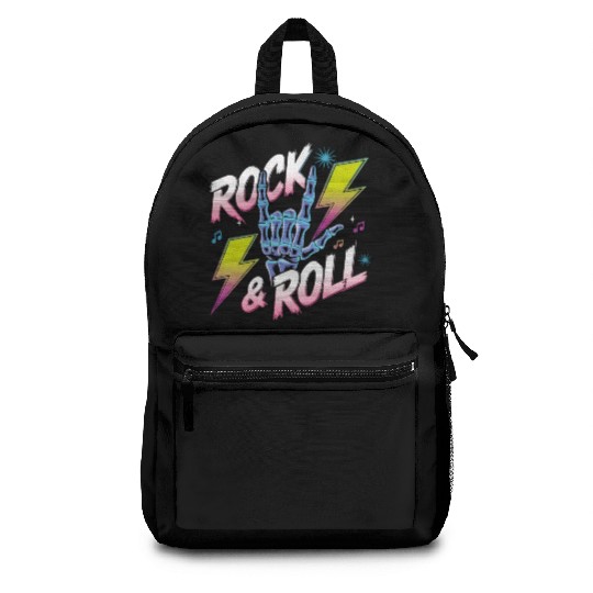 Skeleton Guitar Player Bones Guitarist Musician Backpacks