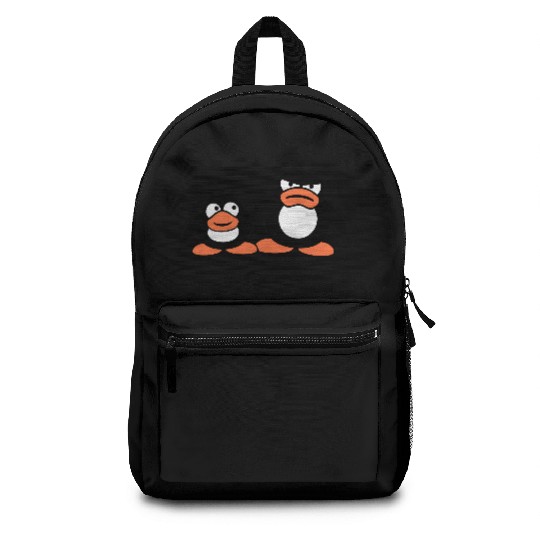 Penguin Two Friends 2 Team Big Brother Angry Crew Backpacks