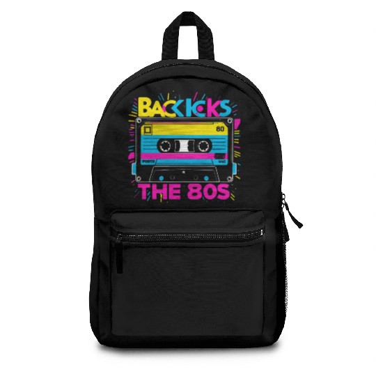 Back to the 80s Retro Cassette Tape Design - Vinta Backpacks