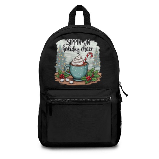 Sippin' On Holiday Cheer Hot Cocoa Backpacks