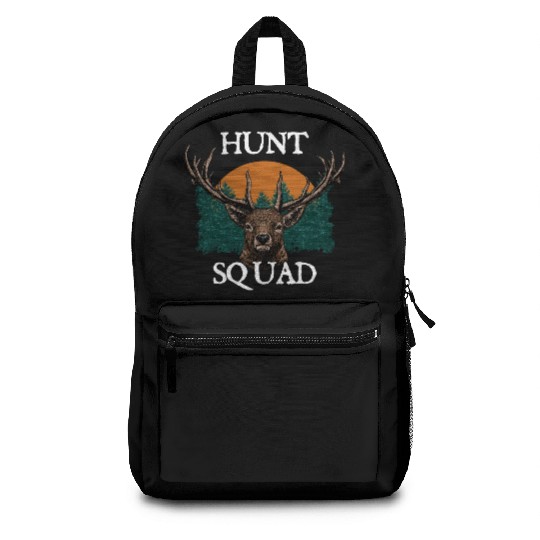 Hunt Squad Friends Hunting Buddy Hunter Wildlife Backpacks