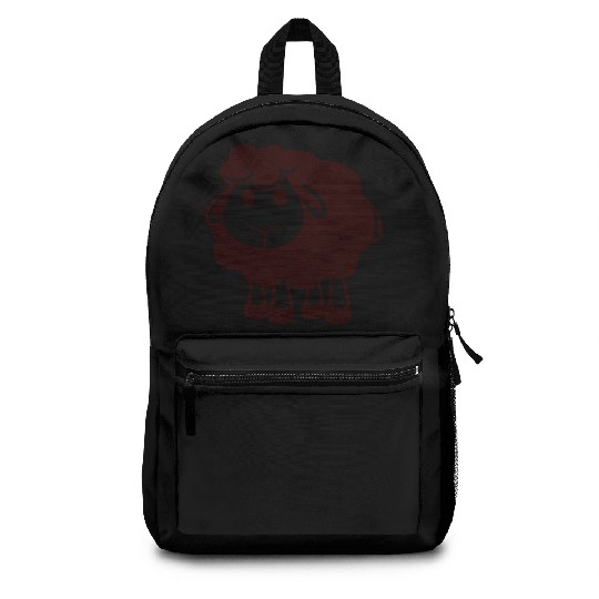 Black Sheep Small Cute Cute Lamb Cool Comic Sweet Backpacks