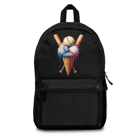 Baseball Ice Cream Backpacks