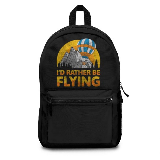 Hot Air Balloon Ride Adventure Hobby Backpacks