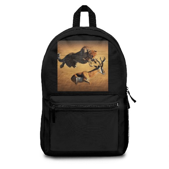 Cheetah on the Hunt Backpacks