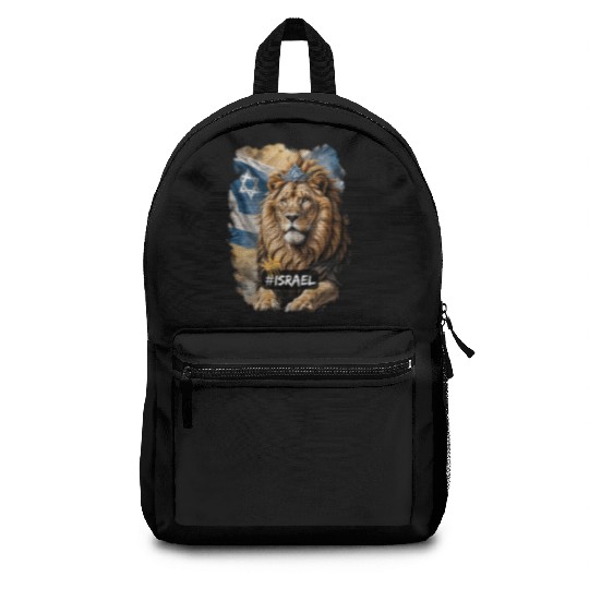 lion of judah - israel Backpacks