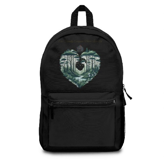 Evergreen Nature Lover Art Backpacks
