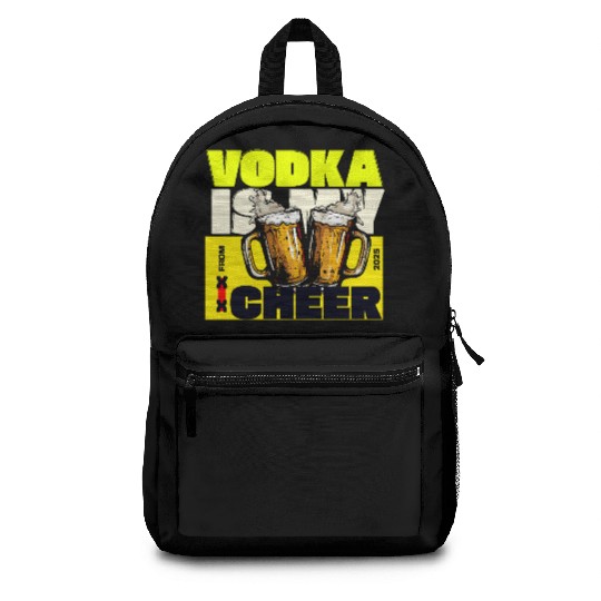 v is for vodka valentines CHEERS XX Backpacks