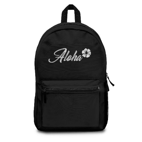 Aloha Life – Tropical Flower Accent Backpacks