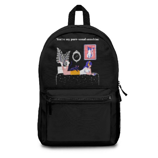 You’re My Purr-sonal Sunshine' Valentine’s Backpacks