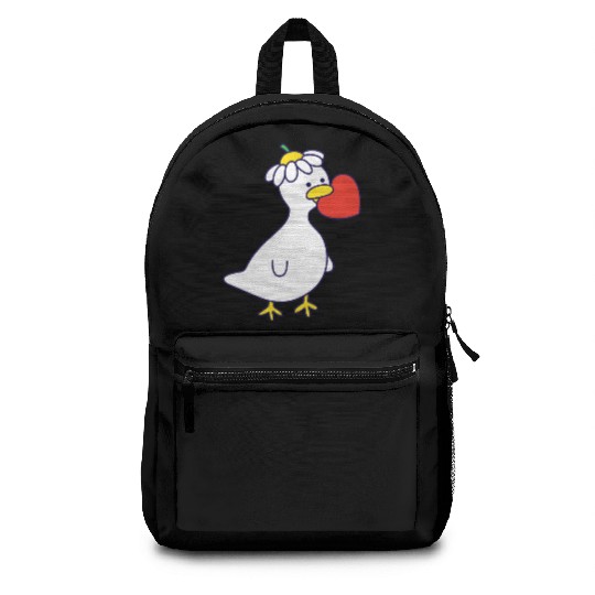 Silly Goose in Love Backpacks