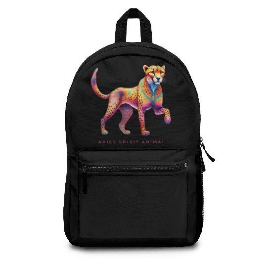 Aries Spirit Animal Cheetah Alebrije Backpacks