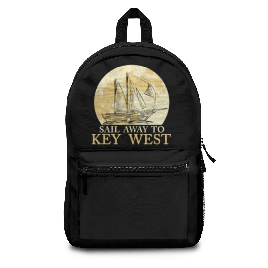 Florida Keys SAIL AWAY TO KEY-WEST Sailing Outfit Backpacks