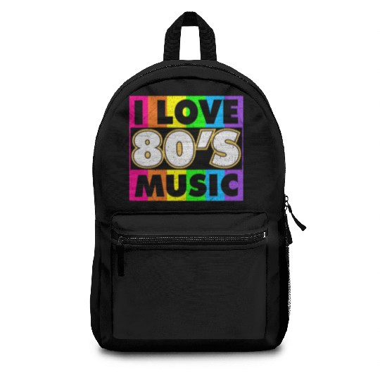 Retro 80s Style design – Perfect for Nostalgia Fa Backpacks