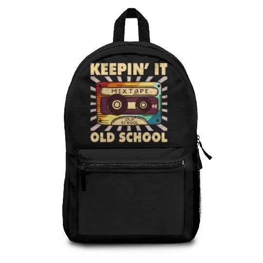 Retro 80s Style design – Perfect for Nostalgia Fa Backpacks