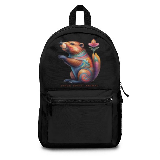 Virgo Spirit Animal Beaver Alebrije Female Backpacks