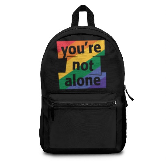 You are Not Alone Rainbow Backpacks