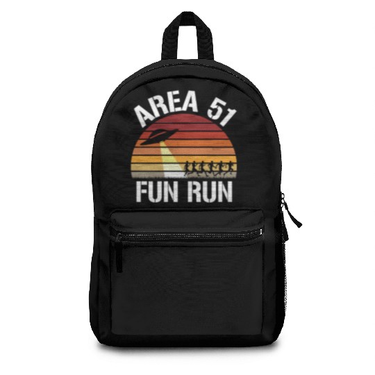 Area 51 Fun Run I Aliens UFO Roswell Alien Backpacks