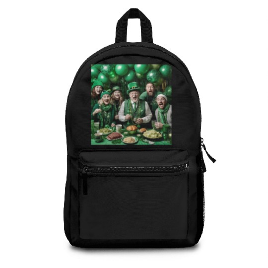 Green decorations for st paddy s day celebration Backpacks