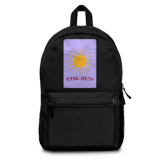 The Sun, Aesthetic Tarot Cards Backpacks