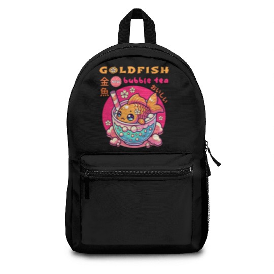 Goldfish Japanese Bubble Tea Backpacks
