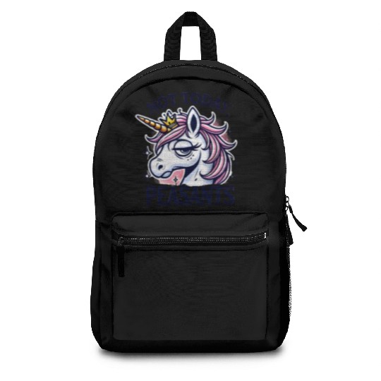 Cute Pony – Cute and cheerful pony art funny Pony Backpacks