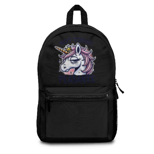 Cute Pony – Cute and cheerful pony art funny Pony Backpacks