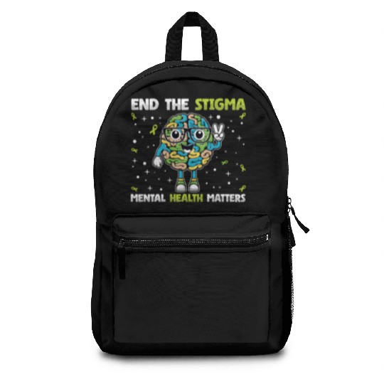 End The Stigma Mental Health Awareness Month Backpacks