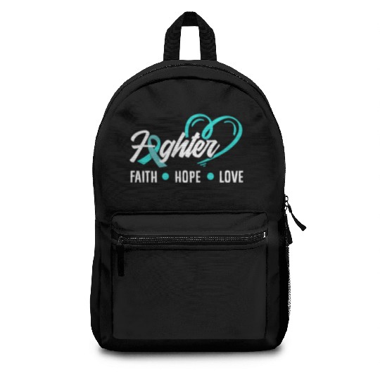 PTSD Awareness Faith Hope Love Fighter Backpacks