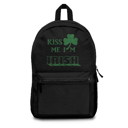 Kiss Me Im Irish 2025 Backpacks